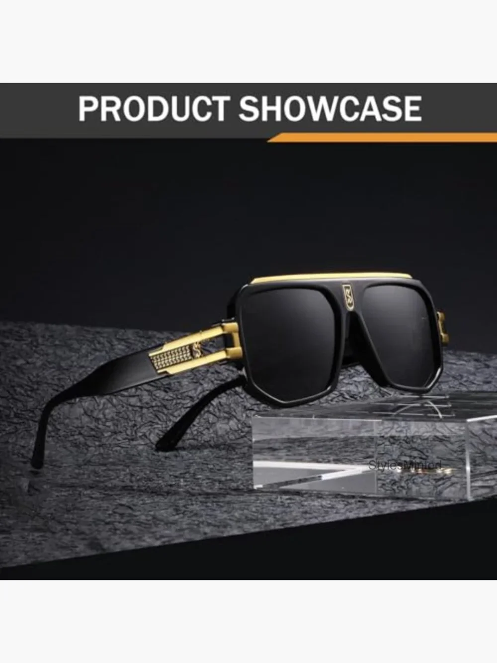 Retro Polarized Pilot Sunglasses Men Women Vintage Square Metal Shades